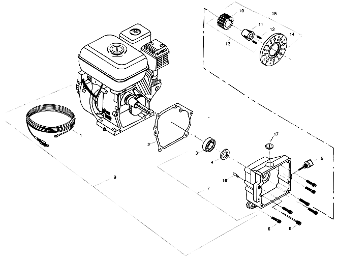 1200GXC Engine Assembly Parts